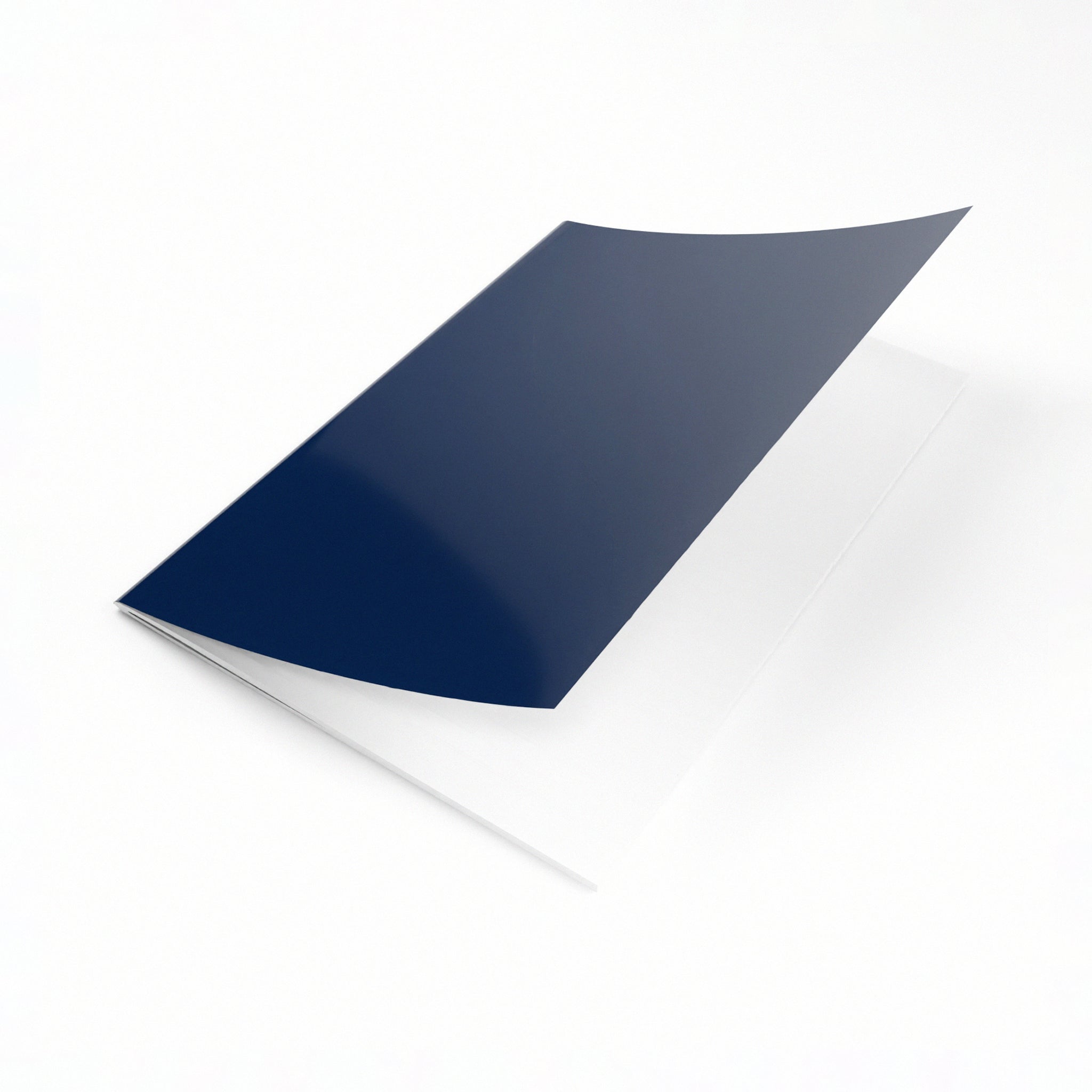 A4 Laminated Field Blue Sketchbook On A White Background