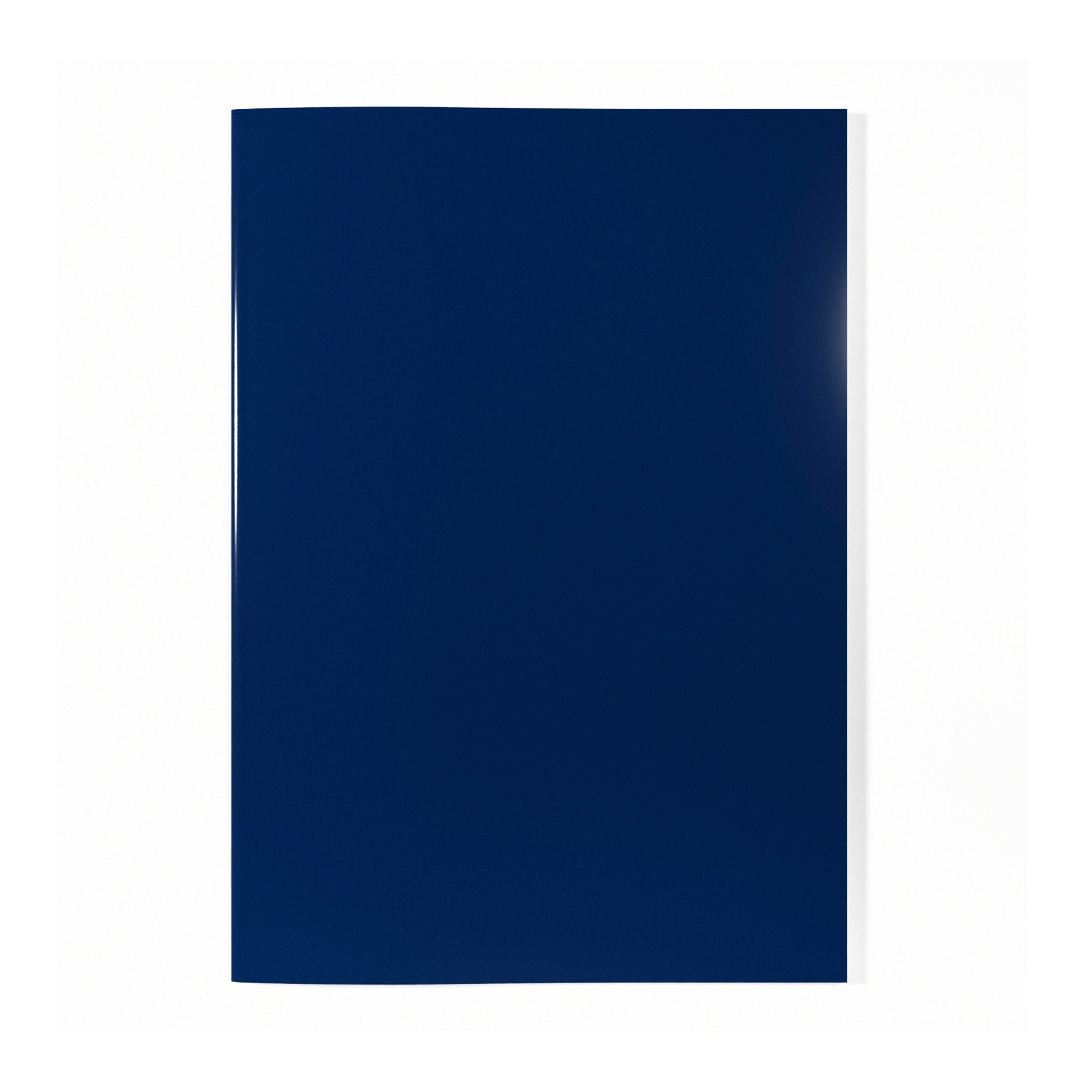 A4 Laminated Field Blue Sketchbook On A White Background