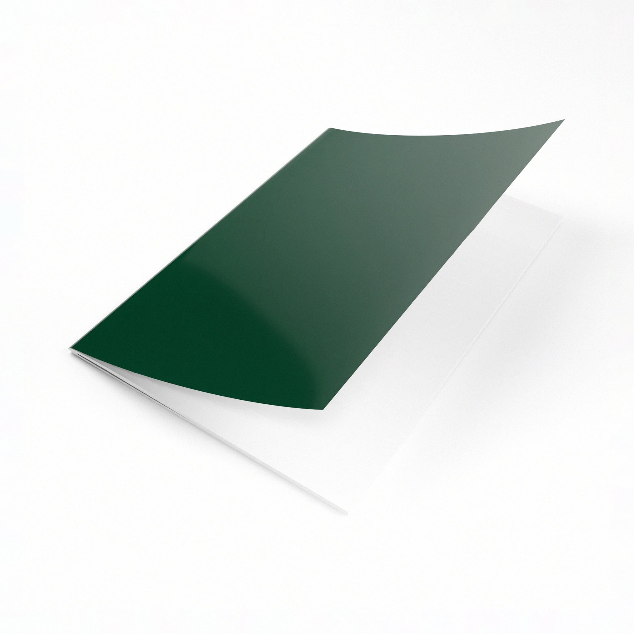 A4 Laminated Field Green Sketchbook On A White Background