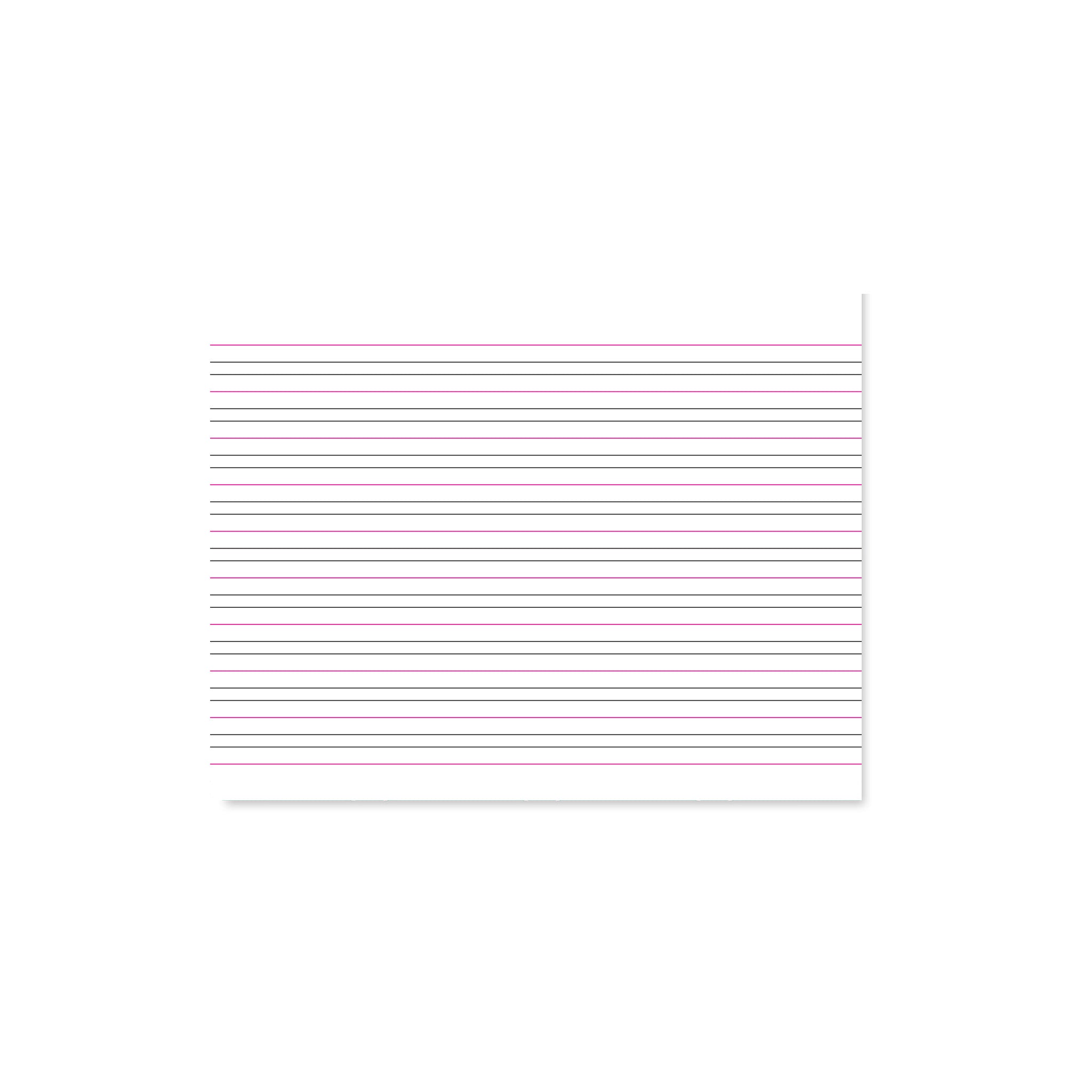 Sinclairs 165 x 203mm Handwriting Book 32 Pages In Purple On A White Background
