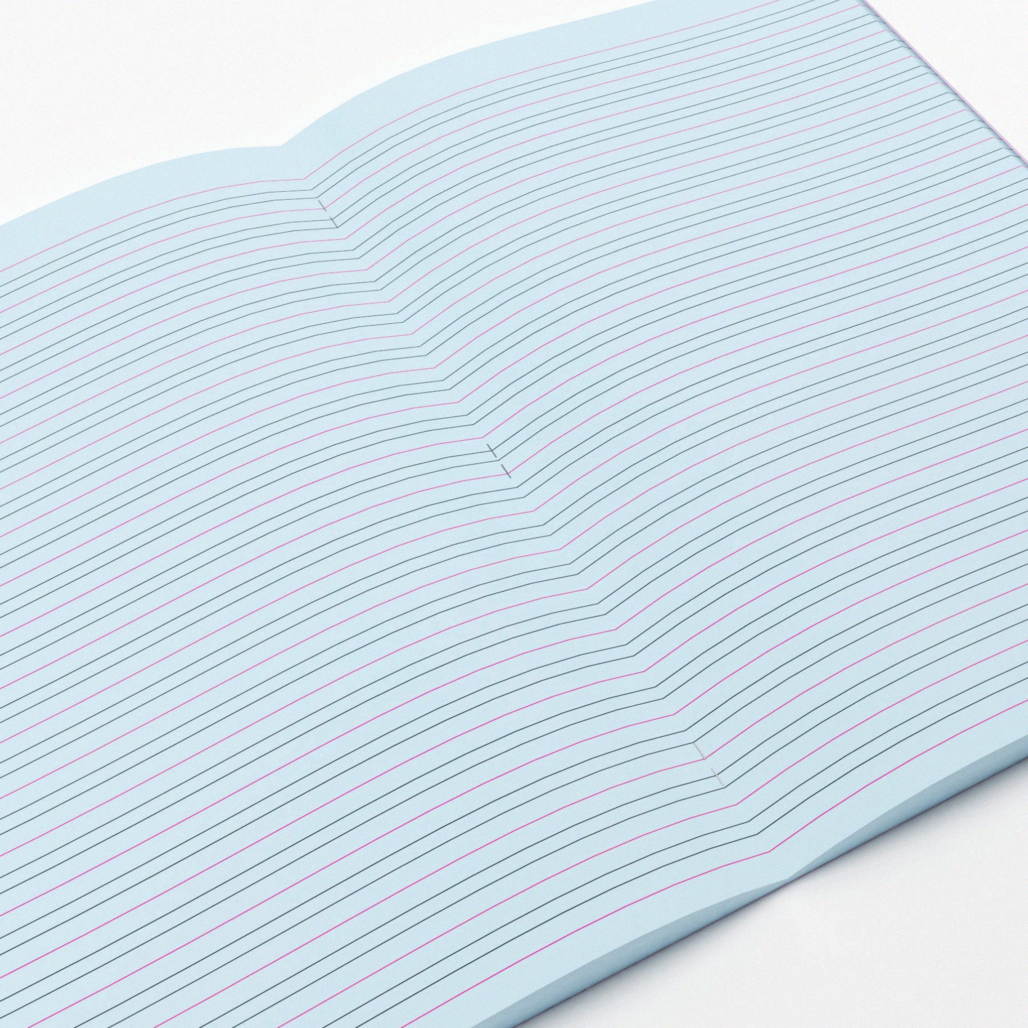 Tinted Blue Paper Handwriting Book For SEN Learning