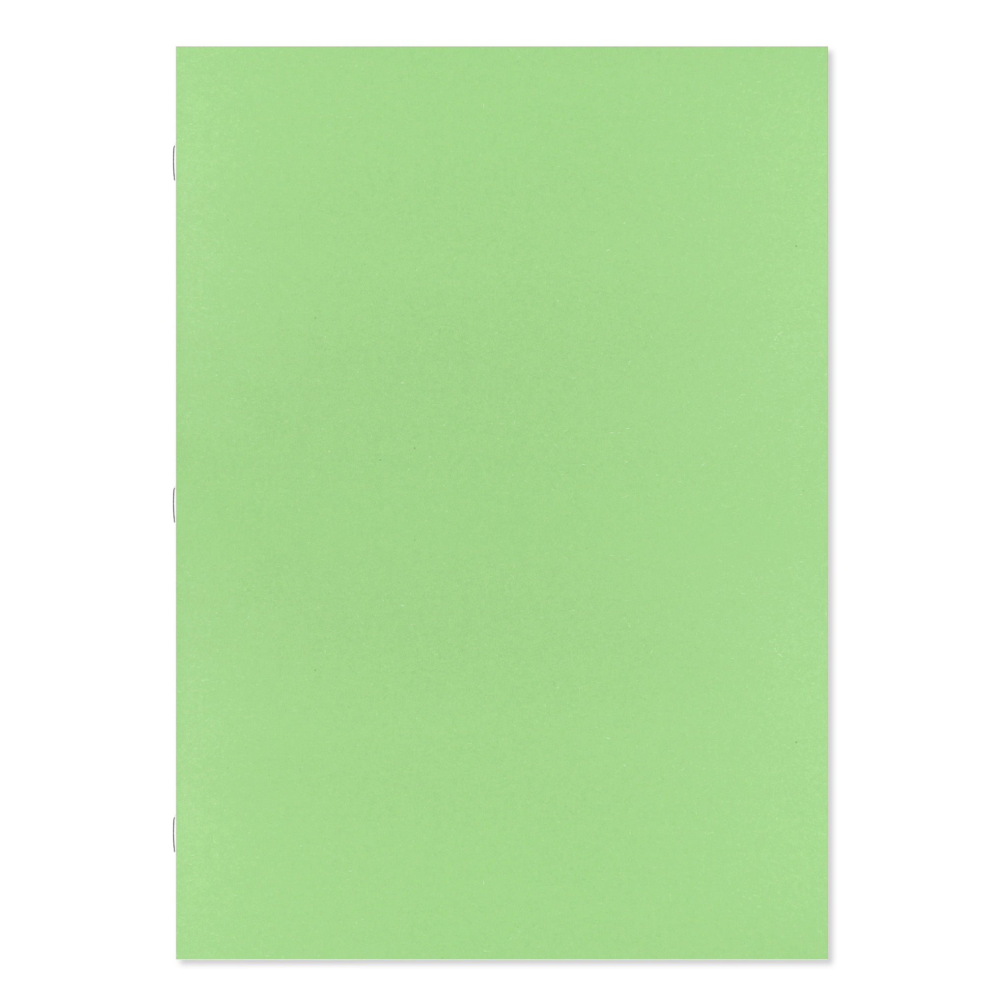 Green Cover Black Sugar Paper Scrapbook On A White Background