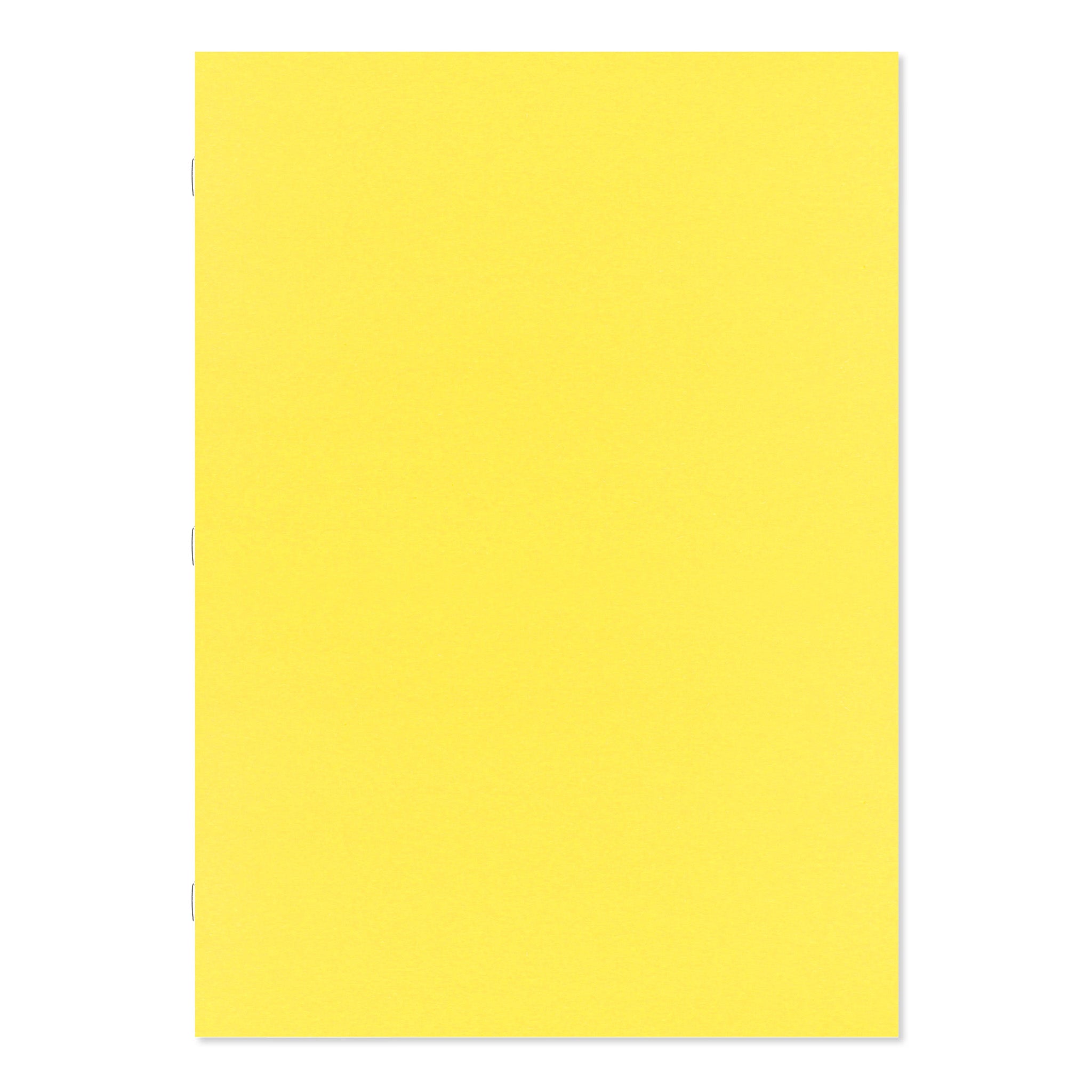 Yellow Cover Black Sugar Paper Scrapbook On A White Background