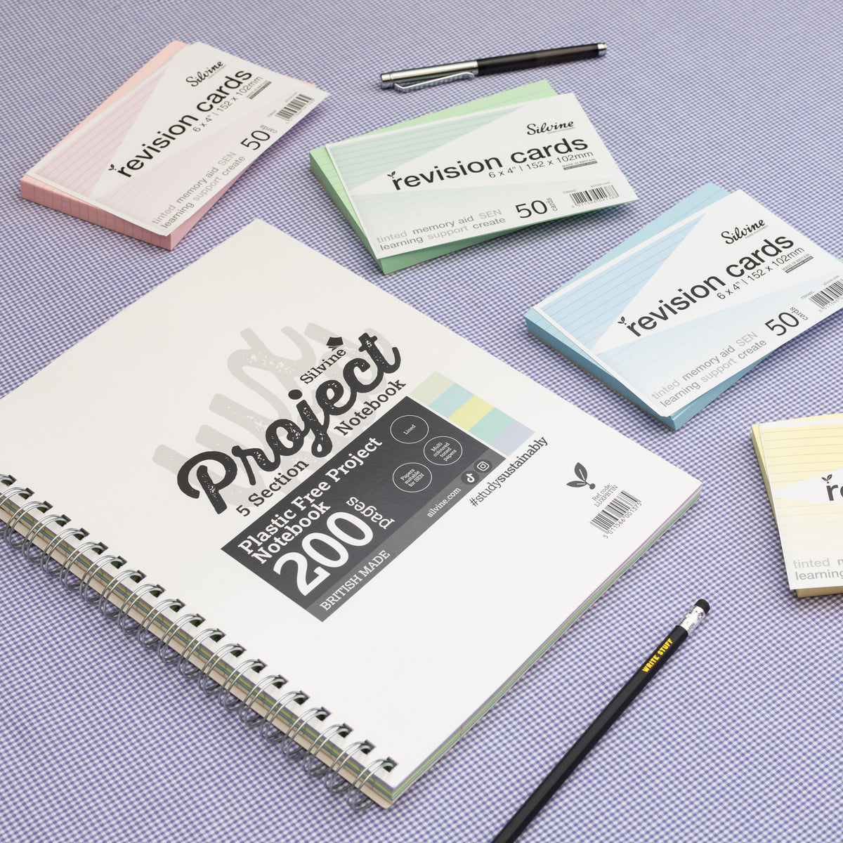 A4+ Tinted Paper Project Book 200 Pages